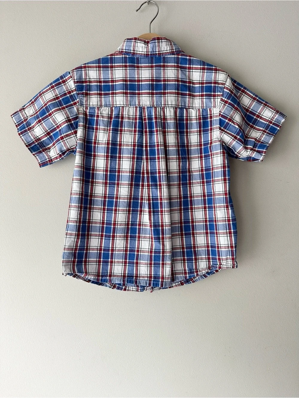 OshKosh B’gosh Plaid Button Down Short Sleeve Shirt